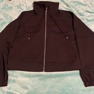 Baggy Cropped Black Jacket